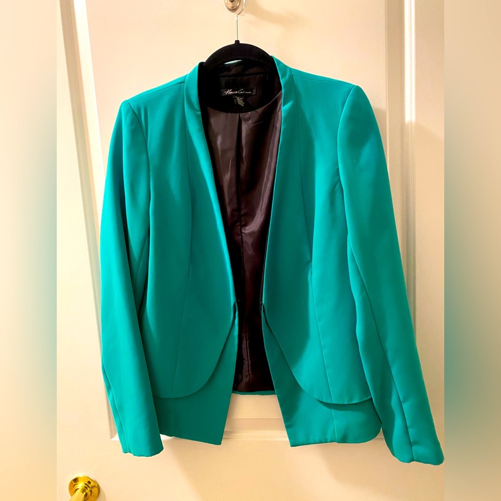 Kenneth Cole Teal Flap Blazer - No pockets